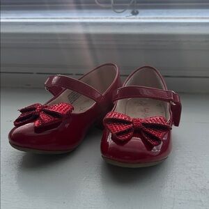 Red Bow Kids Mary Jane Shoes